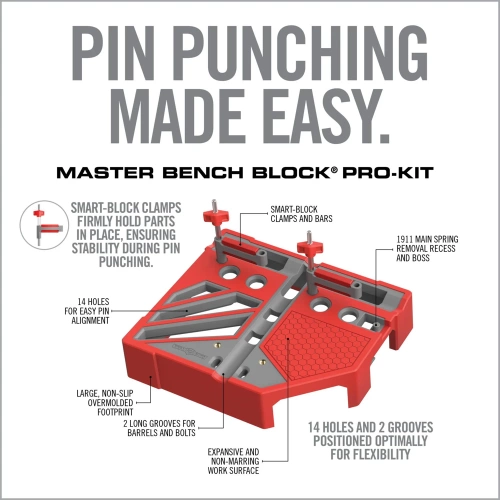 Real Avid - Werkzeugsatz für Büchsenmacher Master Bench Block Pro Kit - AVMBBPKIT