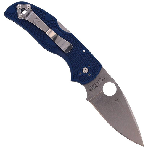 Spyderco - Klappmesser EDC Native 5 - Leaf-Shaped - FRN - CPM S110V - Dark Blue - C41DBL5