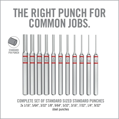 Real Avid - Werkzeugsatz Armorer’s Master Hammer and Accu-Punch Standard Pin Punch Set - AVAMHAPS