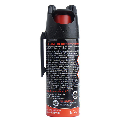 Klever - Pfeffergas Spray KO Jet - 50 ml - 24430-PL
