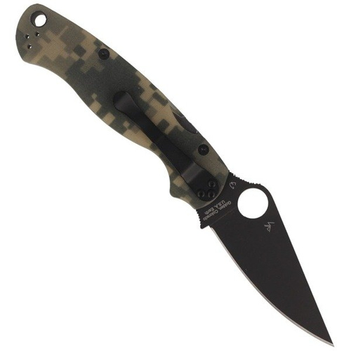 Spyderco - Para Military™ 2 G-10 Digital Camo/Schwarz Klinge Folder Messer - C81GPCMOBK2