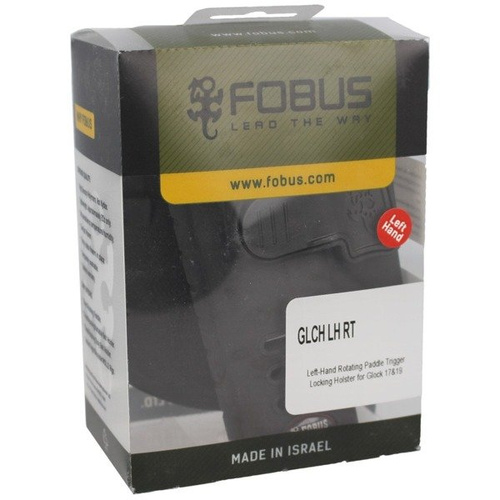 Fobus - Holster für Glock 17, 19, 19X, 22, 23, 31, 32, 34, 35, 45 - Drehbares Paddel - Links - GLCH LH RT
