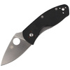 Spyderco - Ambitious G-10 Schwarz Plain Klappmesser - C148GP