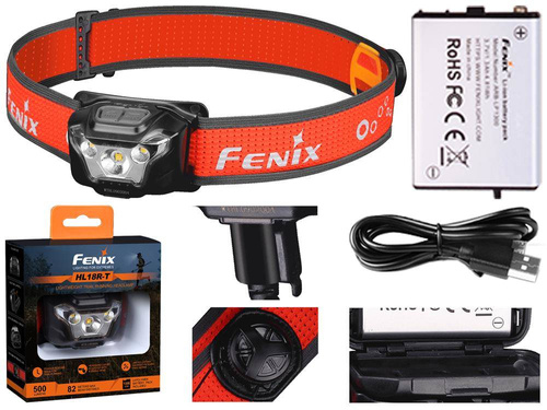 Fenix - LED Stirnlampe HL18R-T mit Akku - 1300 mAh - 500 Lumen - 039-476
