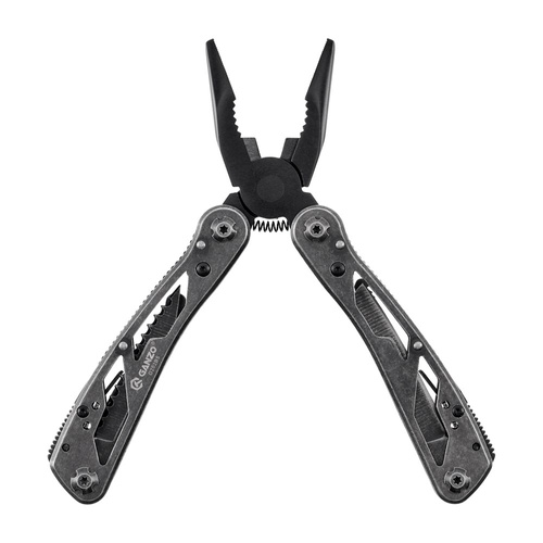 Ganzo - Multitool mit Düsensatz - 11 Werkzeuge - Schwarz - G202B-S