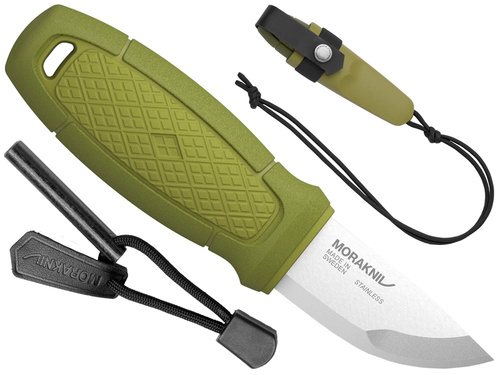 Morakniv - Eldris Feuer Starter Hals-Messer-Kit - Grün - 12633