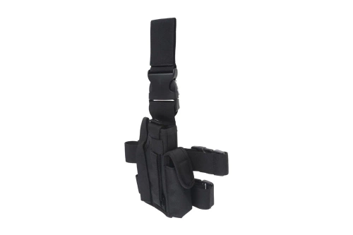 GFC Tactical - Beinholster mit Magazintasche - Schwarz - GFT-29-020779