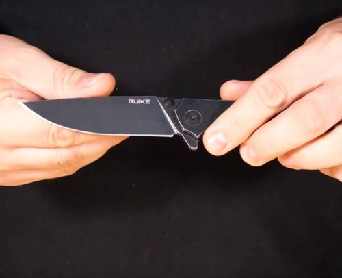 Ruike - P801-SB Klappmesser - Schwarz -340-038