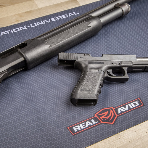 Real Avid - Servicematte Master Cleaning Station Universal mit Werkzeugsatz - 43x16" - Schwarz - AVMCS-U