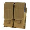 Condor - Double M4, M16 Mag Pouch - Coyote Braun - MA4-498