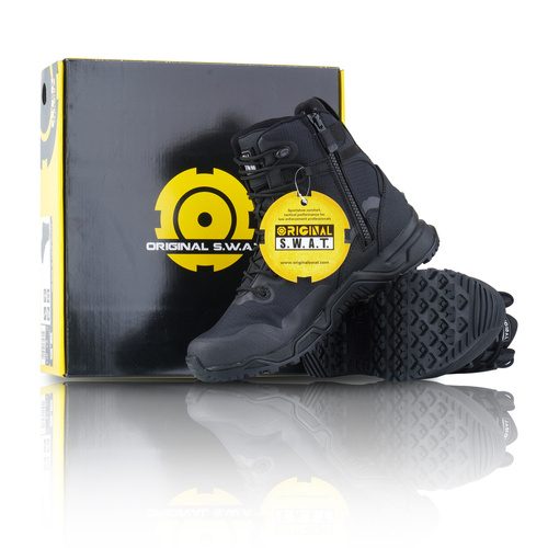 Altama - Militärstiefel mit seitlichem Reißverschluss SWAT Alpha Fury 8 '' - Hoch - Schwarz - 177501