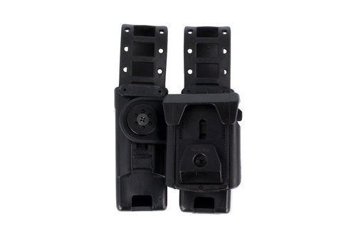 ESP - Doppelter verriegelbarer Magazinlader für 9 mm / .40 - UBC-01 Montage - Schwarz - MH-04-S BK