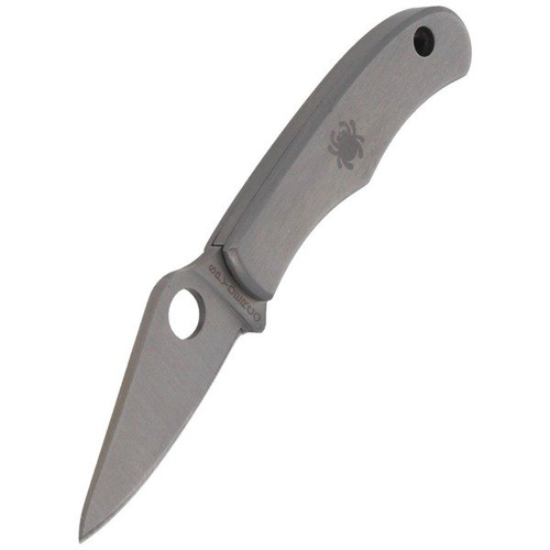 Spyderco - Klappmesser Bug - Rostfreier Stahl - Silber - C133P
