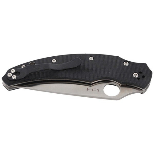 Spyderco - Opus Schwarz G-10 PlainEdge-Messer - C218GP