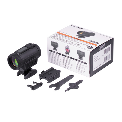 Holosun - Geschlossener Kollimator ARO EVO - Solarpanel - Grüner Punkt 2 MOA - Schwarz - ARO-EVO-GR2