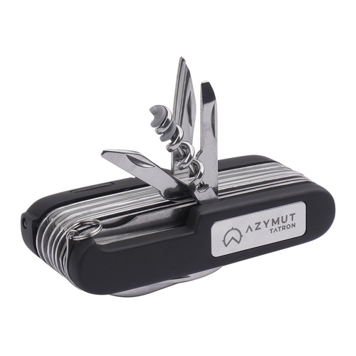 Azymut - Tatron Taschenmesser - 25 Werkzeuge - Schwarz - HK20017BL