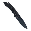 Smith & Wesson - Special Ops Serrated Klappmesser - 7Cr - Schwarz - 1209514