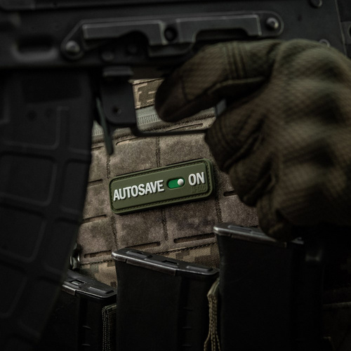 M-Tac - Moral Patch Autosave PVC - 3D - Olive - 51116701