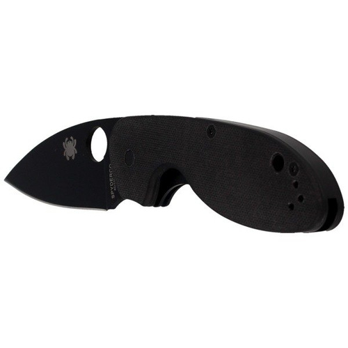Spyderco - Efficient™ G-10 Schwarz / Schwarz Klinge PlainEdge™ Messer - C216GPBBK