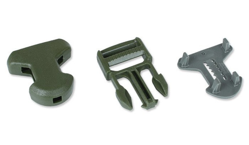 ITW Nexus - Schnalle GT 1in Aufbaumontage - Durchschnittlich grün