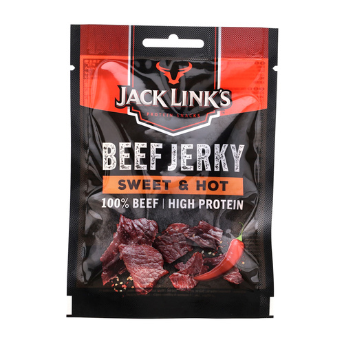 Jack Link's - Getrocknetes Rindfleisch - Süß & Scharf - 25 g - 10000013240