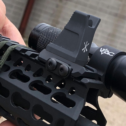 Unity Tactical - Feste Kornblende Fusion Backup Iron Sight - Schwarz - FUS-S2B