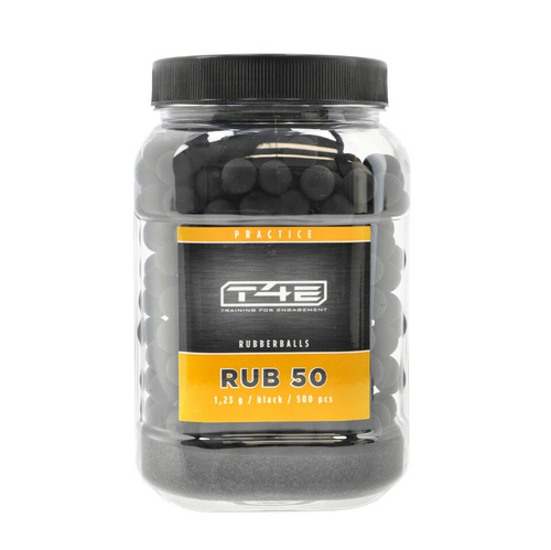 Umarex - Gummigeschosse T4E Practice RUB 50 - Kaliber .50 RAM - 100 Stück - Schwarz - 2.4708