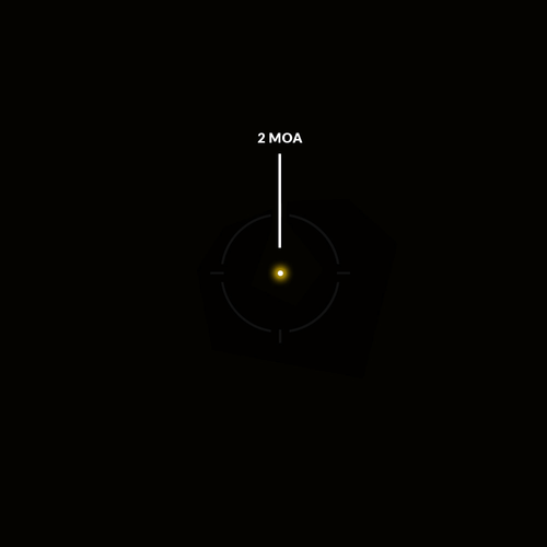 Holosun - Geschlossener Kollimator ARO EVO - Solarpanel - Gold Zielfernrohr 2 MOA - Schwarz - ARO-EVO-GD2