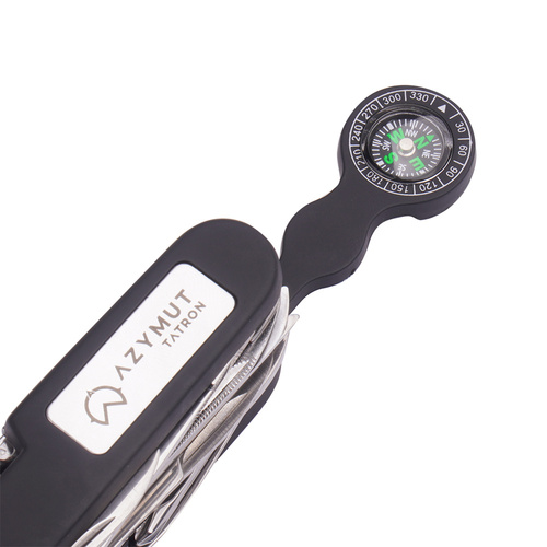 Azymut - Tatron Taschenmesser - 25 Werkzeuge - Schwarz - HK20017BL