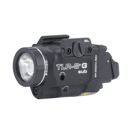Streamlight - Taktische LED-Taschenlampe für Pistolen TLR-8 G SUB Multi-Fuel - G43X/G48 - 500 lm - Schwarz - L-69431