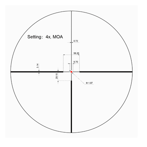 Vector Optics - LPVO Zielfernrohr Continental x8 1-8x24 SFP ED - G4 - Schwarz - SCOC-37