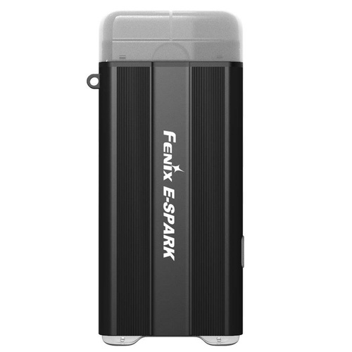 Fenix - LED-Taschenlampe mit Powerbank 800 mAh E-Spark - Schwarz - 039-525 - Akku-Taschenlampen