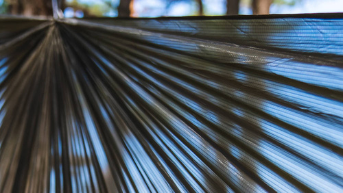 Lesovik - Ultraleicht-Hängematte SUL mit SMUK UL-Aufhängesystem - Schwarz