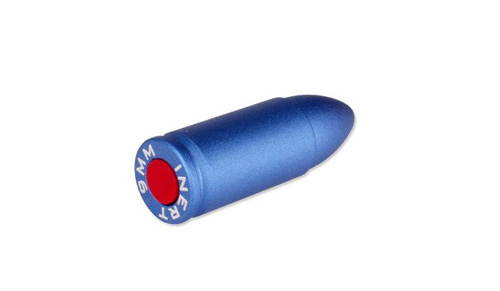 Strike Industries - Aluminium-Attrappe Runde - 9x19mm Para - SI-DR-AL-9MM-BLU
