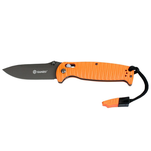 Ganzo - Klappmesser G7413P-OR-WS mit Pfeife - 440C - Orange - G7413P-OR-WS