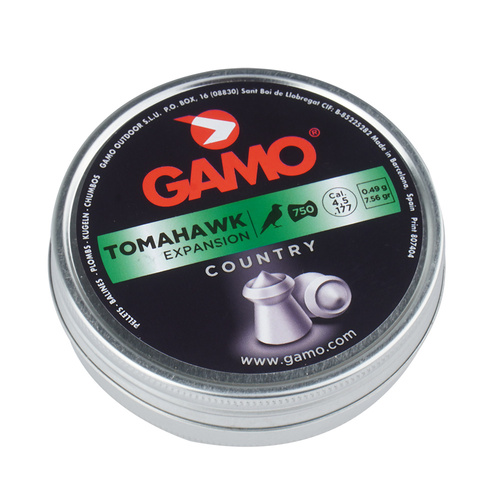 Gamo - Diabolo-Kugeln Country Tomahawk XXL - Kaliber 4,5 mm - 750 Stück - 6322544-W