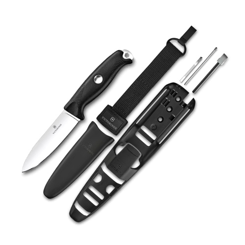 Victorinox - Feststehendes Messer Venture Pro - Sandvik 14C28N - Schwarz - 3.0903.3F