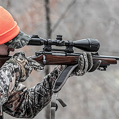 Leapers - Zweiteilige Montierung AccuSync 1"/22 - 25,4 mm - Medium - Schwarz - AQR115