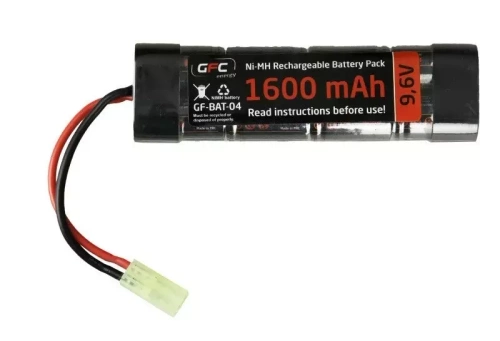 GFC Energy - Akku für ASG NiMH 9.6V 1600mAh - Tamiya Mini - GFE-06-003046