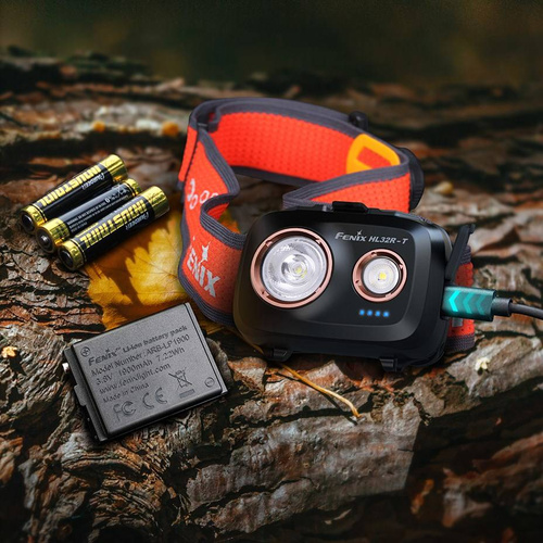 Fenix - HL32R-T LED-Stirnlampe - 800 Lm - Rot / Schwarz - 039-548