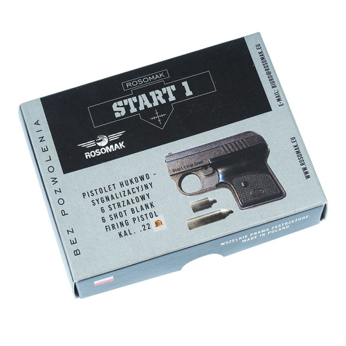 Rosomak - Startpistole mod. START 1 - 6-schüssig - 6 mm Kurz - Schwarz