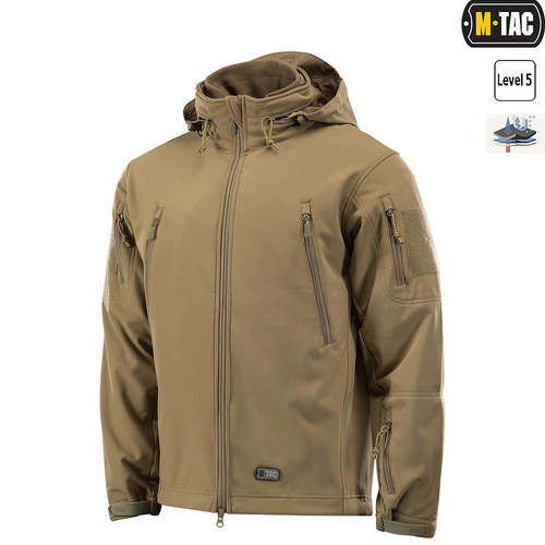 M-Tac - Gefütterte Soft Shell Jacke - Coyote - 20501003
