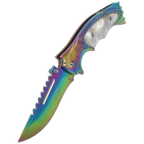 Herbertz Solingen - Messer Rainbow Clip Point Folder - 567312