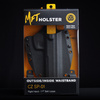 MFT - OWB Holster für CZ SP-01 Pistole - Schwarz - Rechts - HCZSP01OWB-BL