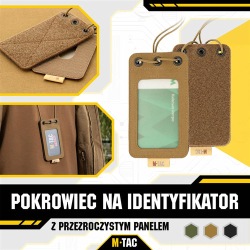 M-Tac - Ausweishalter mit transparentem Panel - Coyote - 10131005