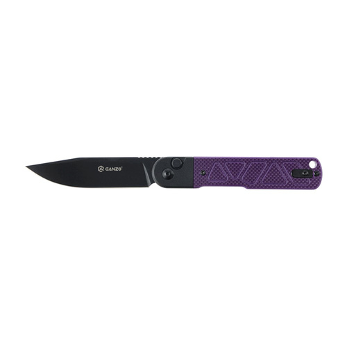 Ganzo - Klappmesser EDC G767PT-PL - 9CR14 - Schwarz / Violett - G767PT-PL