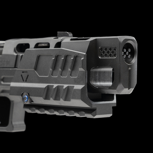 Strike Industries - Strahlenschutzschild für SMC Alfa/Bravo Pistolen - Schwarz - SI-SMC-BS-S