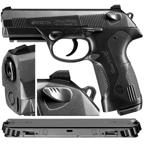 Umarex - Luftgewehr CO2 Beretta Px4 Storm - 4,5 mm - Schwarz - 5.8078