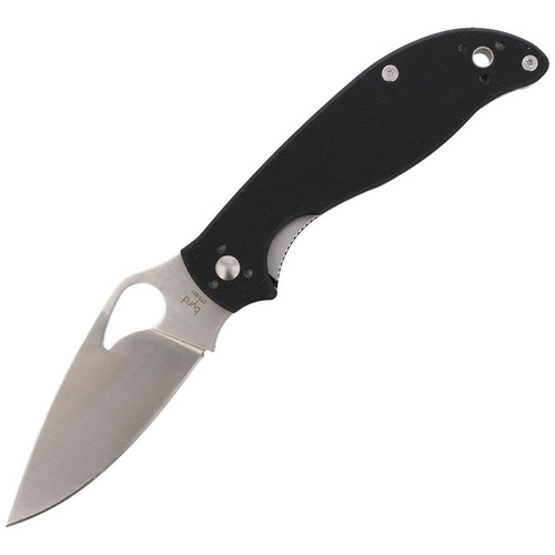 Spyderco - Byrd Raven™ 2 G-10 Schwarz Plain Klappmesser - BY08GP2