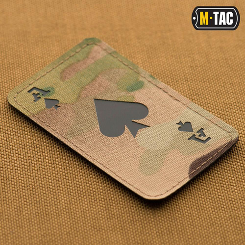 M-Tac - Militär-Patch Ace of Spades - Cordura 500D - Multicam / Schwarz - 51109802